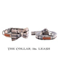 The White Plaid™ Fashion Pet Set of Collar & Leash Artist Collars & Harnesses Pet Clever collar leash bow XXS 