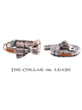 The White Plaid™ Fashion Pet Set of Collar & Leash Artist Collars & Harnesses Pet Clever 