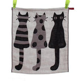 Three-layer Kitchen Hanging Towel Cat Design Accessories Pet Clever C 