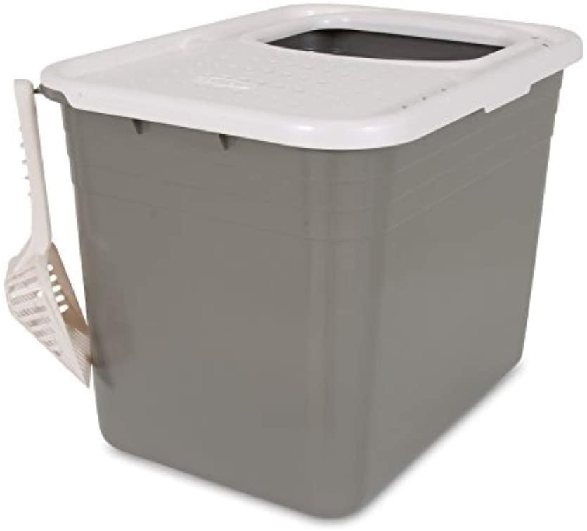 Top Entry Litter Pan Cat Litter Box Pet Clever