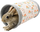 Tunnel Toys for Dwarf Rabbits Bunny and Guinea Pigs Hamster Pet Clever 
