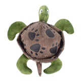 Turtle Shaped Dog Squeaky Chew Toy Dog Toys Sport & Training Pet Clever BROWN 