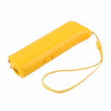 Ultrasonic 3 in 1 Anti Barking Device Toys Pet Clever Yellow 