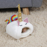 Unicorn Shaped Small Pet House Hamster Pet Clever 