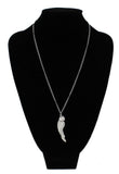 Vintage Silver Parrot Pendant Necklace Other Pets Design Jewelry Pet Clever 