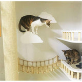 Wall-Mounted Jumping Scratch Platform Cat Pet Clever 