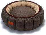 Washable Super Soft Plush Pet Bed Dog Beds & Blankets Pet Clever Brown 