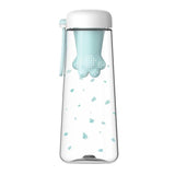 Water Bottle With Tea Infuser Cat Paw Home Decor Cats Pet Clever Green 