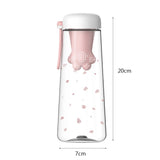 Water Bottle With Tea Infuser Cat Paw Home Decor Cats Pet Clever 