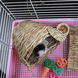 Woven Grass Hamster Nest Hamster Pet Clever 